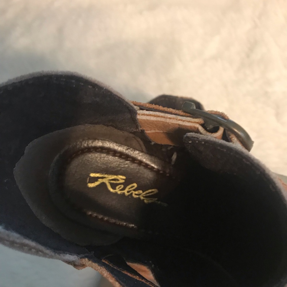 Rebels Suede Booties - image 8